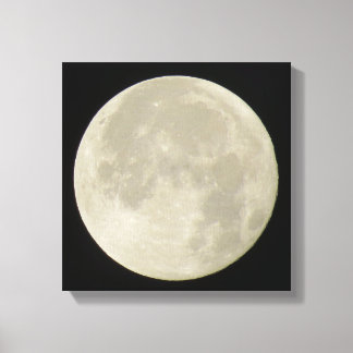 Pleine lune sur toile photo
