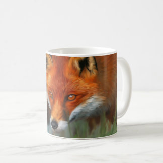 Pleine tasse animale rouge de Fox