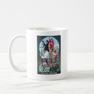 Pleine tasse de café d'asile