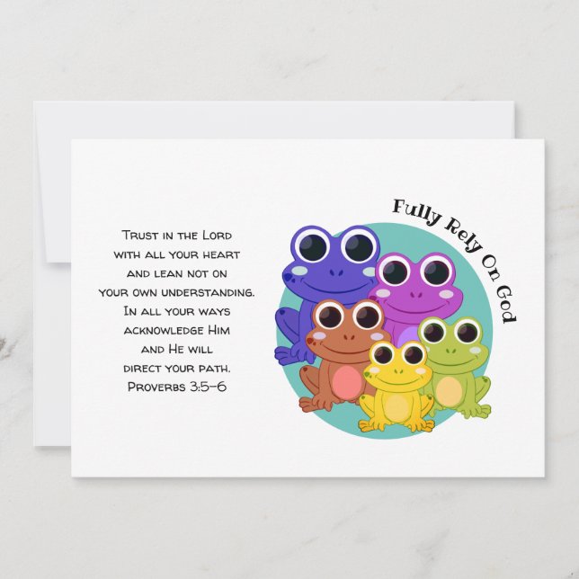 Pleinement compter sur Dieu FROG Christian Encoura (Devant)