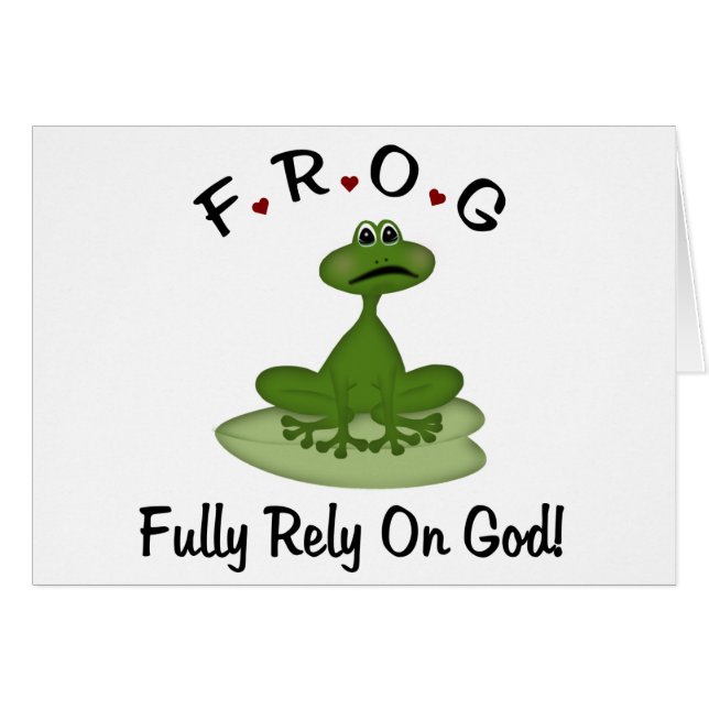 Pleinement confiance en Dieu (Devant horizontal)