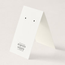 Plier sur la carte d'oreille avec logo en bas