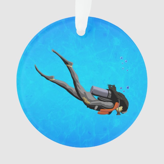 Plongée à l'air de femme (devant)