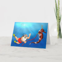 Cartes De Vœux Plongee Zazzle Fr
