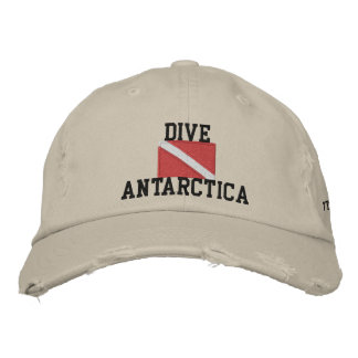 Plongée Antarctique Casquette de baseball en détre