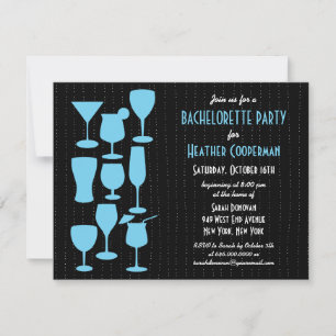 Plongée Cocktails Invitation à la Bachelorette Par