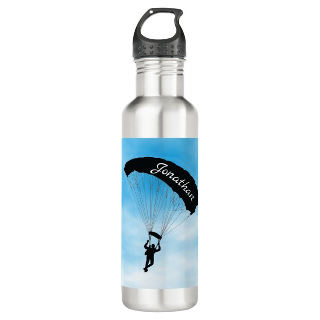 Plongée en parachutisme Design Bouteille d'eau (Devant)