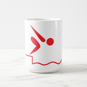 Plongée Fille Café Mug