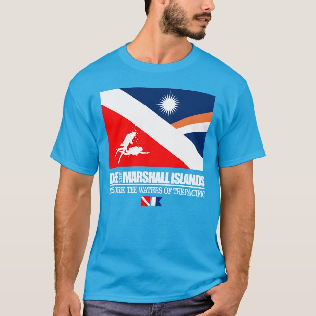 Plongée Les Îles Marshall (Sq) T-Shirt (Devant)