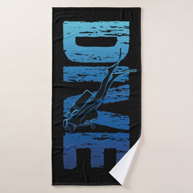 Plongée Plongée Plongée Verticale (Serviette de bain)