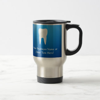 Plongeon bleu dentaire ou tasse de voyage de