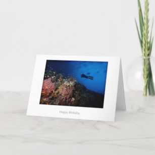 Cartes Plongeur D Anniversaire Zazzle Fr