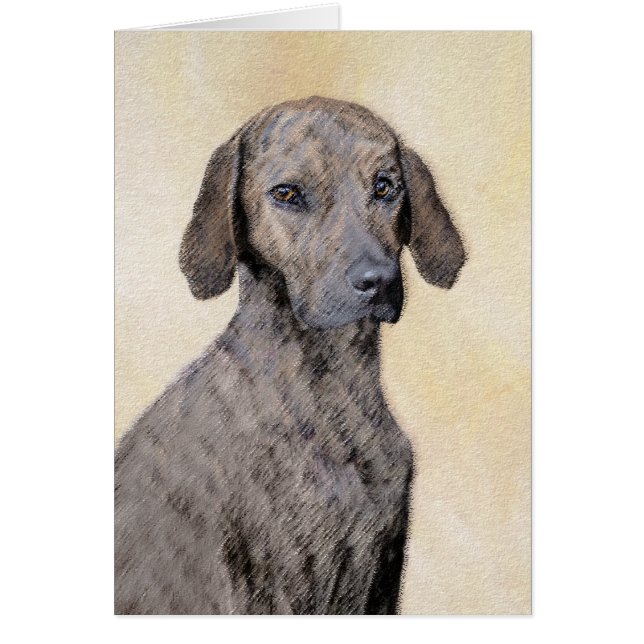 Plott Peinture - Cute Original Chien Art (Devant)