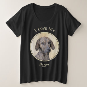 Plott Peinture - Cute Original Chien Art