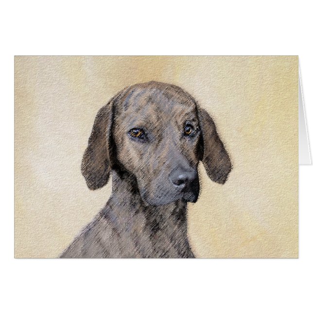 Plott Peinture - Cute Original Chien Art (Devant horizontal)