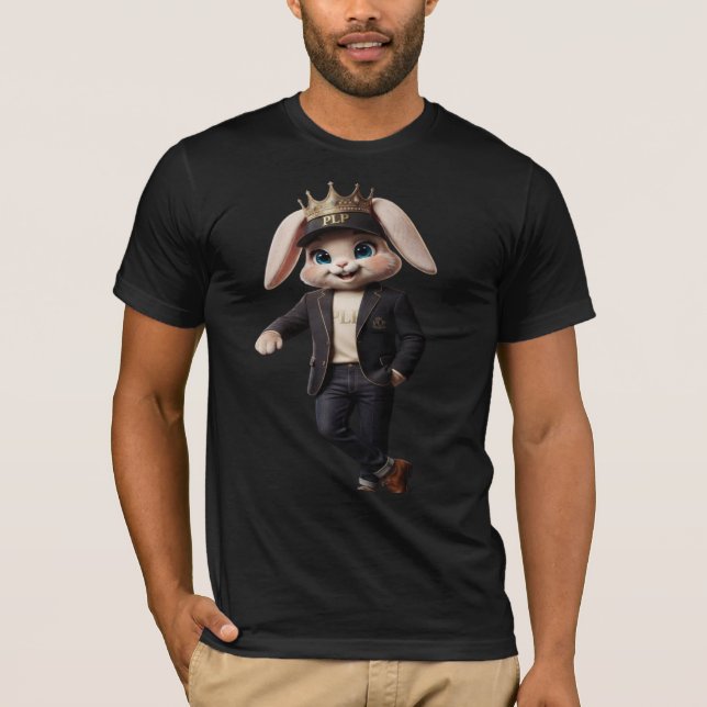 PLP NOVA V T-Shirt Graphique Lapin Guerrier Mignon (Devant)