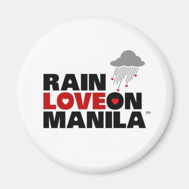 Pluie amoureuse sur Manila Magnet (Devant)