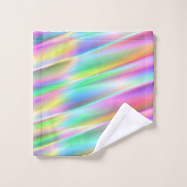 Pluie arc-en-ciel (Gant de toilette)