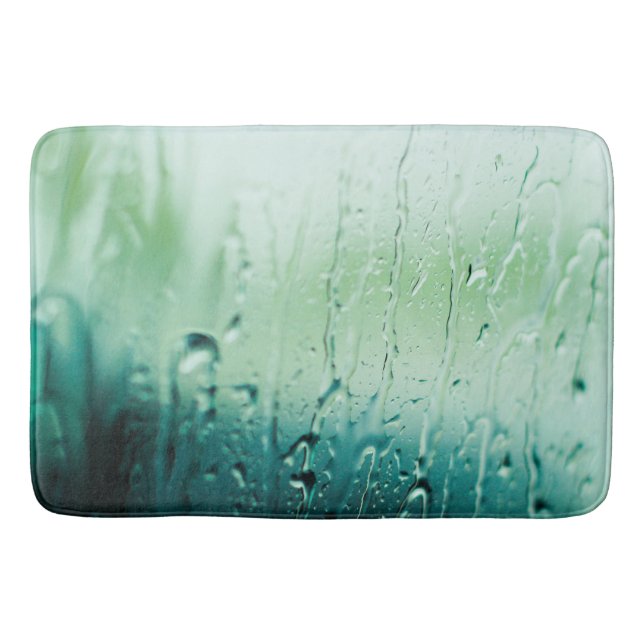 PLUIE DE BLEU DE TAPIS DE BAIN D'USINES (Devant)