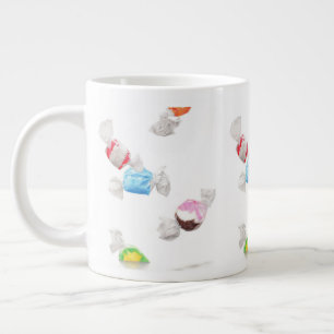 PLUIE DE CARAMELS MUG GRAND BLANC