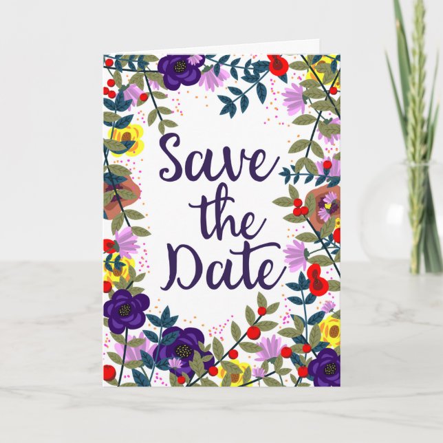 Pluie de Fleurs Vintage pour Mariage (Devant)