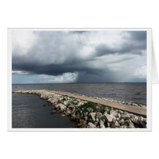 Pluie de la baie de Palacios, Palacios, Texas