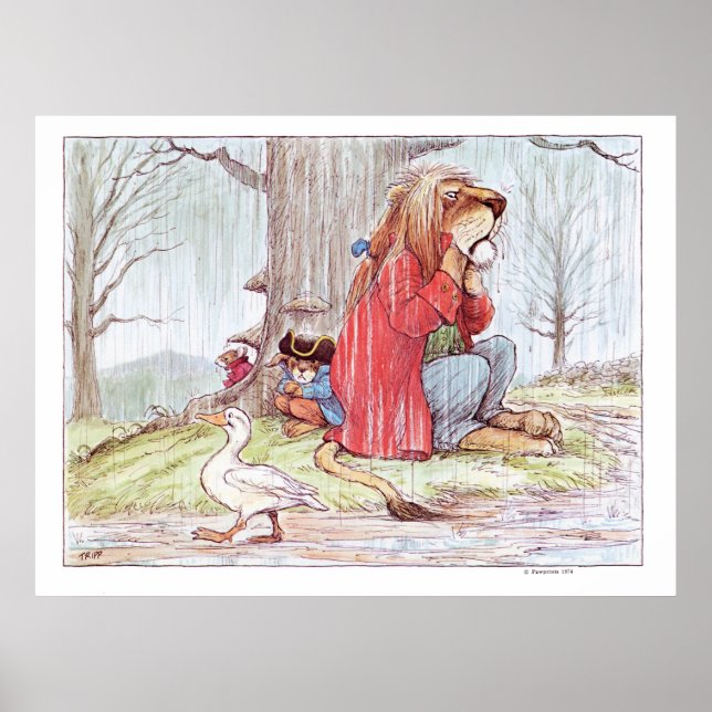 Pluie de mars par Wallace Tripp Poster (Devant)