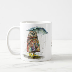 Pluie De Pluie Abandonner La Mug De Café