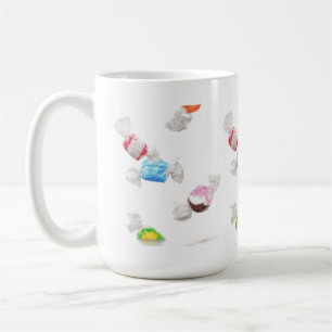 PLUIE DE TOFFEE Grande Tasse Blanche