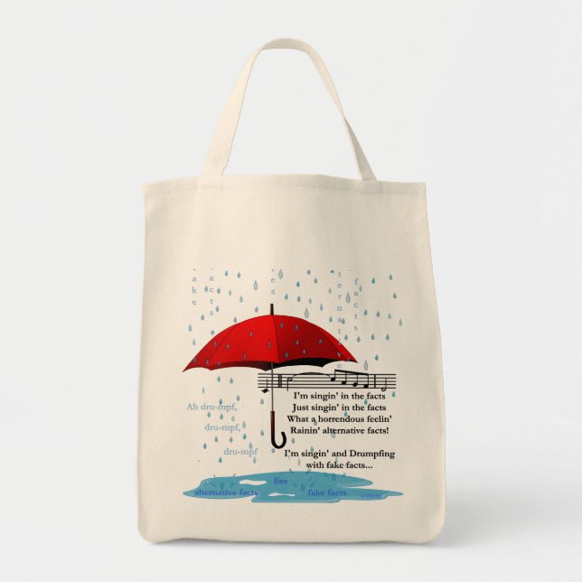 Pluie et chant Autres faits Sac fourre-tout d'alim (Devant)