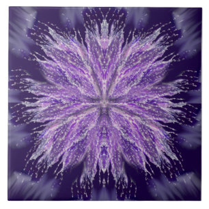 Pluie violette Carreaux de céramique fée