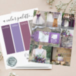Plum orchidée classique Couleurs Mariage Palette C<br><div class="desc">Plum orchidée classique Couleurs Mariage Palette Card 2024</div>