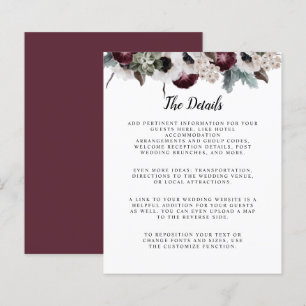 Plum Sage ivoire rose Floral budget détails mariag