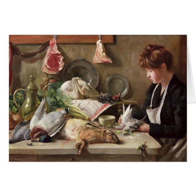 Plumaison du pigeon (Devant horizontal)