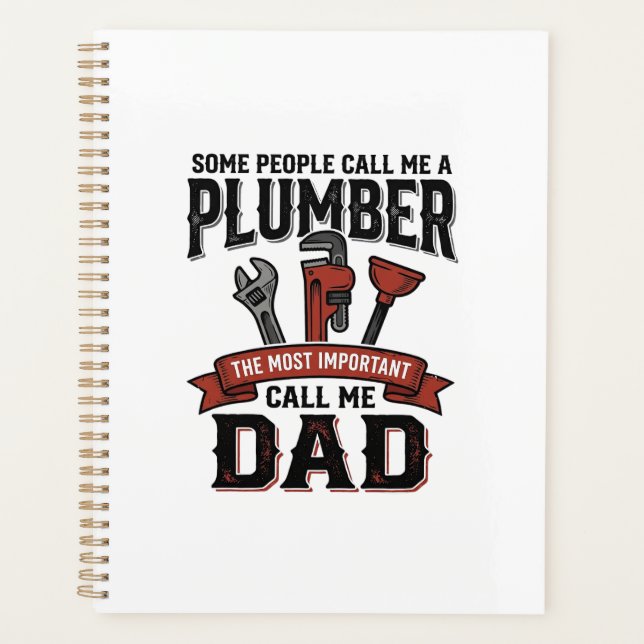 Plumber Dad Vintage Gravure Shirt Design_1 (Devant)