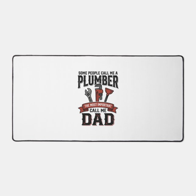 Plumber Papa Conception de T-shirt avec Gravure Vi (Recto)