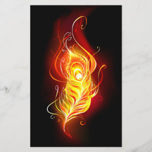 Plume de paon de feu