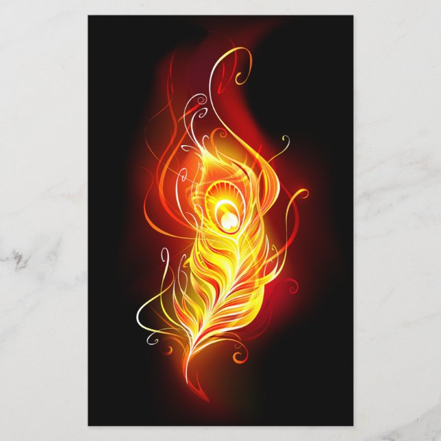 Plume de paon de feu (Devant)