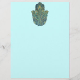 Plume de Paon Hamsa