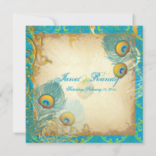 plume de paon PixDezines/aqua/turquoise