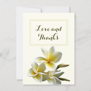 Plumeria Amour et Merci Cadeau Mariage