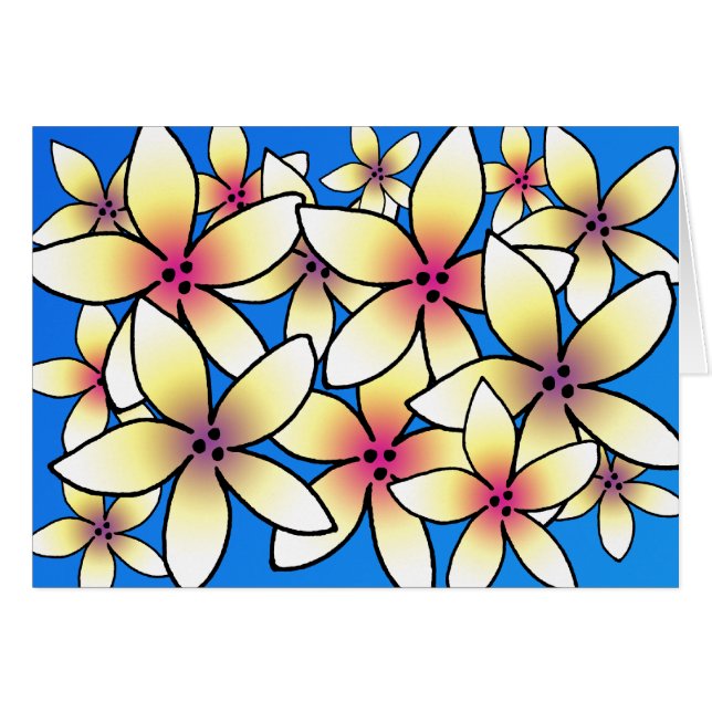 Plumeria hawaïen (Devant horizontal)