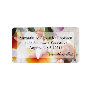 Plumeria Orchid Lei à Sand Beach Étiquettes