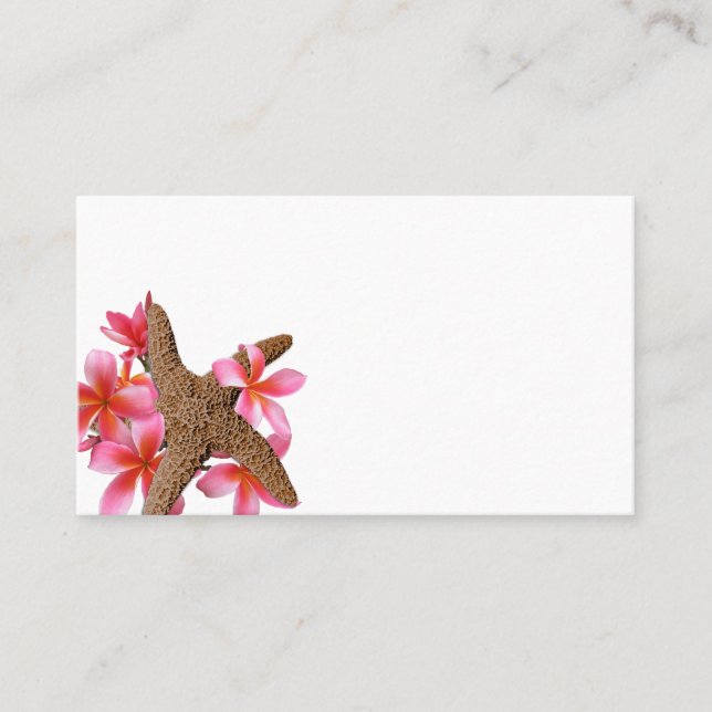 Plumeria Plumeria Ocean Escort Cartes de place (Devant)