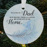 Plumes bleues | Arbre de Noël céleste<br><div class="desc">C'est difficile pour la plupart d'entre nous à noël quand vous avez perdu un être cher, cette élégante décoration d'arbre hommage en plumes bleues ajoutera un peu de paradis à votre maison. Facilement édité pour vous permettre de personnaliser, ainsi que l'option de modifier le style et la couleur de la...</div>