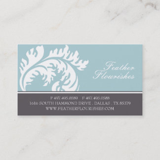 Plumes Cartes de visite
