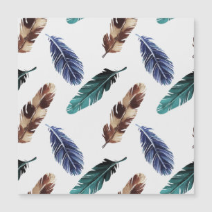 Plumes colorées Texture tribale