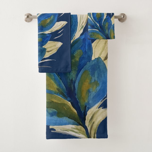 Plumes de paon de bonne fortune aquarelle  (En situation)