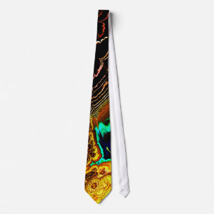 Plumes de paon Fractal 1 Cravate