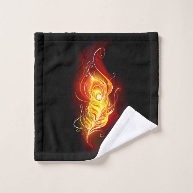 Plumes de paquetage de feu (Gant de toilette)